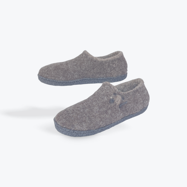 Women's Slippers with High Back, Rubber Sole