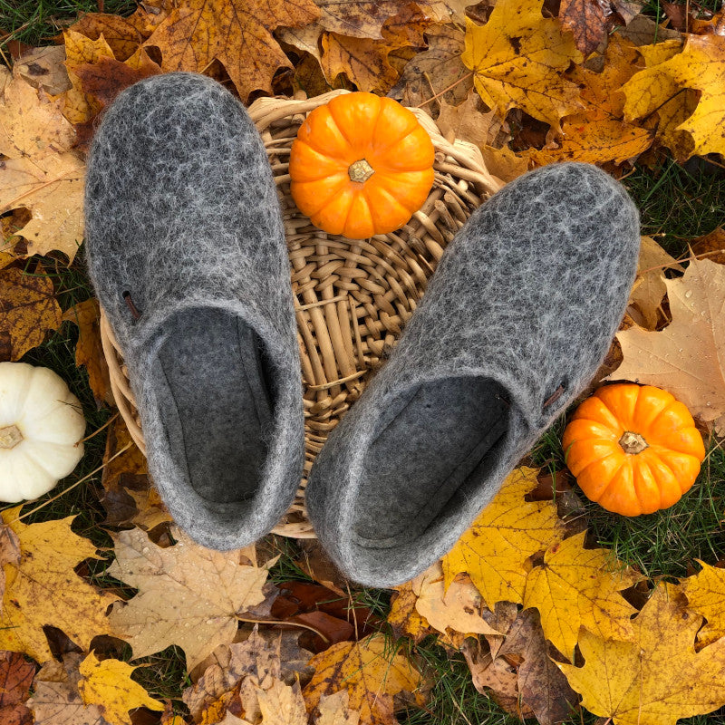 Women's felt store scuff slippers
